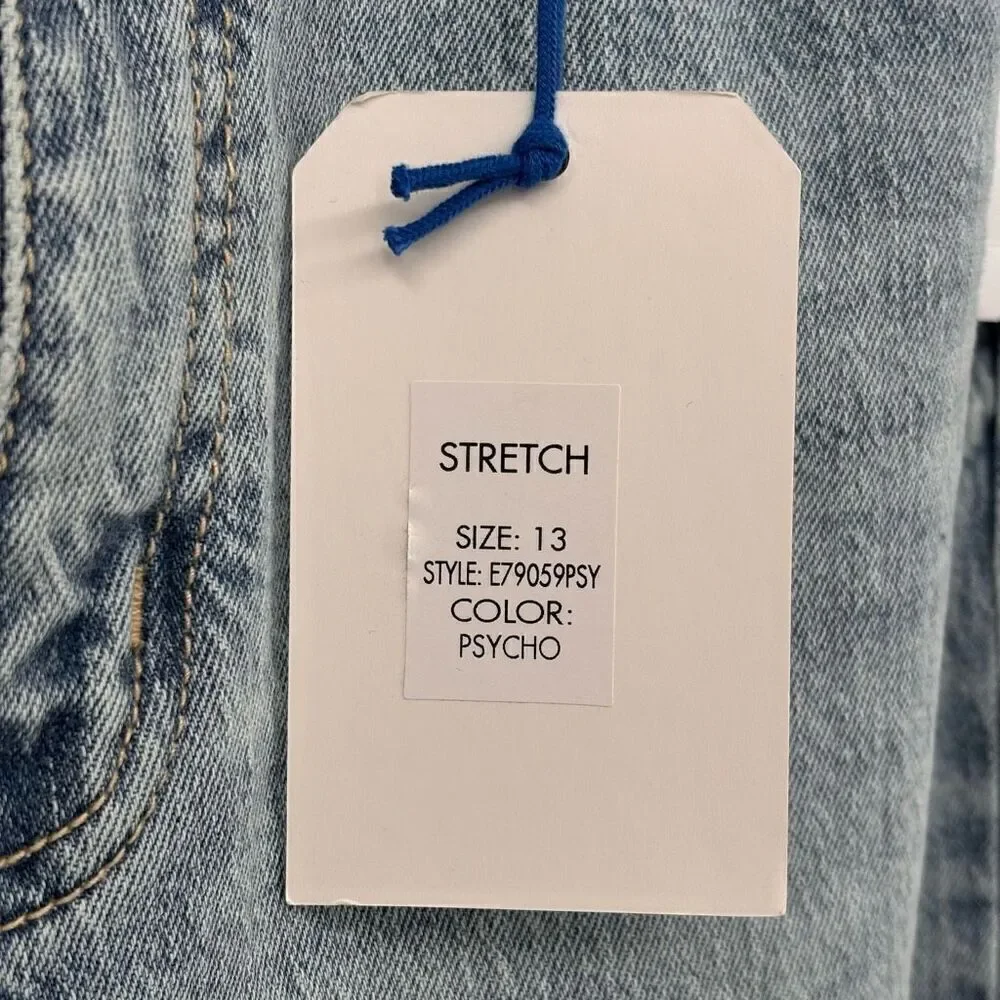 Eunina Codi High Rise Dad‎ Jean Distressed Size 32/13 NWT